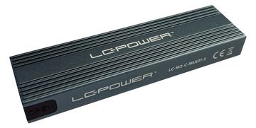 LC-Power LC-M2-C-MULTI-3 - Speichergehäuse - M.2 - M.2 Card (PCIe NVMe & SATA) von LumaTech