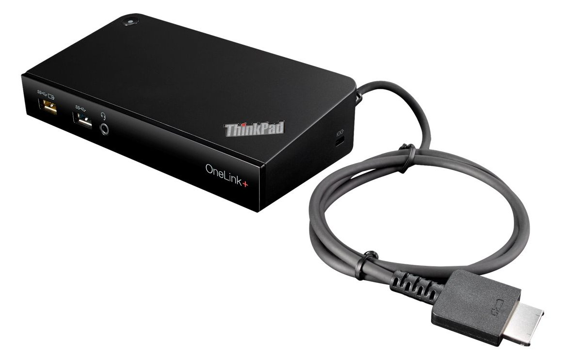 Lenovo 03X6300 - Kabelgebunden - OneLink+ - 3,5 mm - 10,100,1000 Mbit/s - Schwarz