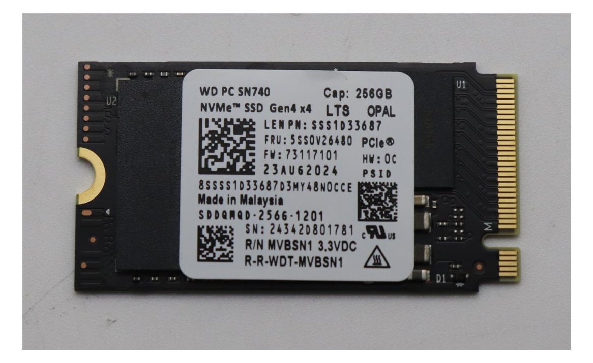 Lenovo 256GB M.2 2242 PCIe4x4 SSD