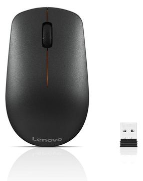 Lenovo 400 - Maus - rechts- und linkshändig - optisch - 3 Tasten - kabellos - 2.4 GHz - kabelloser Empfänger (USB) von LumaTech