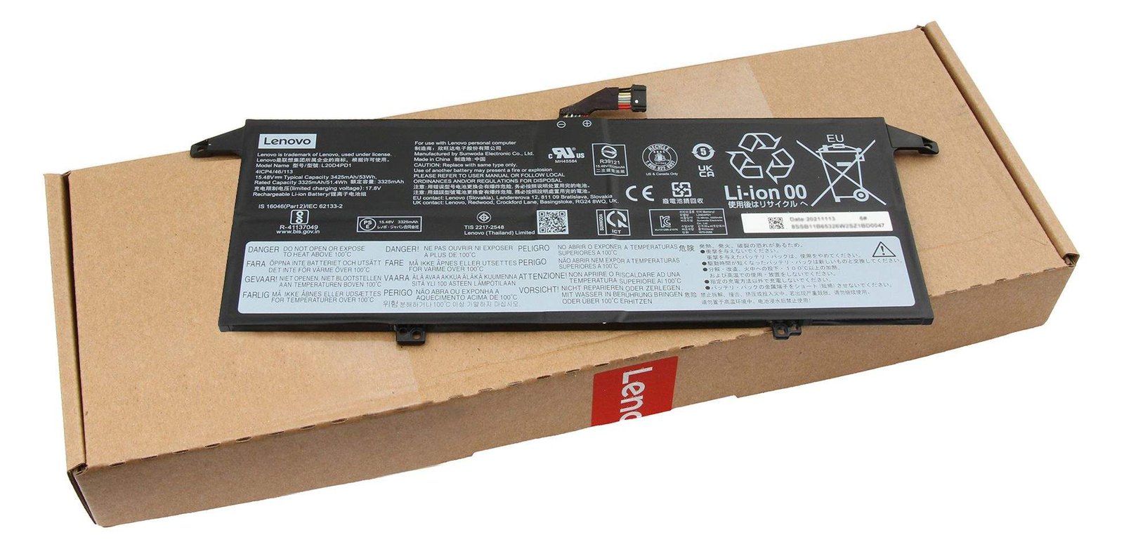 Lenovo 5B11B65323 Akku 53Wh Original - Batterie - 3.425 mAh