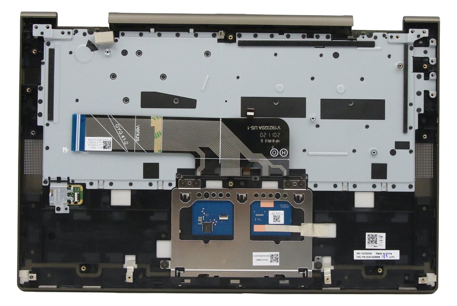 Lenovo 5CB1A08859 Tastatur inkl. Topcase grau/dunkelgrün mit - Tastatur - TL: Deutsch, QWERTZ