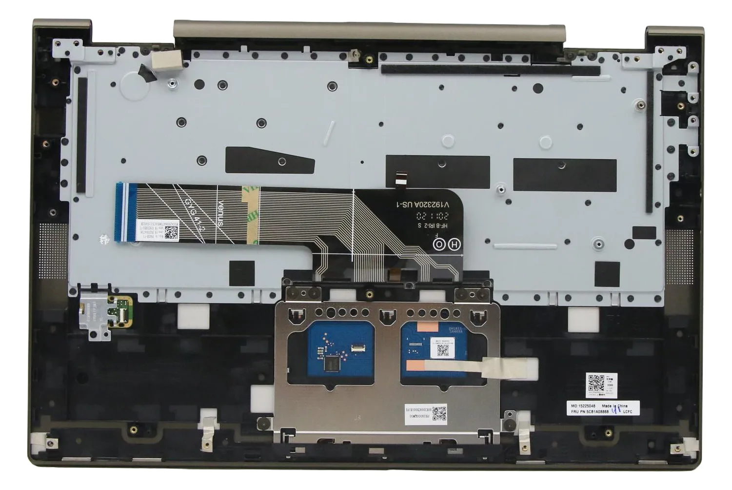 Lenovo 5CB1A08859 Tastatur inkl. Topcase grau/dunkelgrün mit - Tastatur - TL: Deutsch, QWERTZ, Ansicht 2