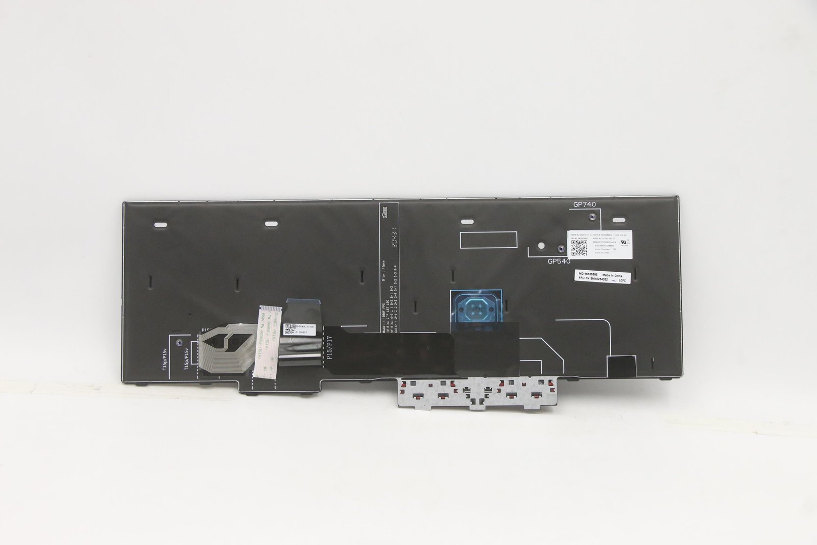 Lenovo 5M10Z54311 - Tastatur mit Hintergrundbeleuchtung - Lenovo - ThinkPad P17 Gen 1 - TL: UK, QWERTY