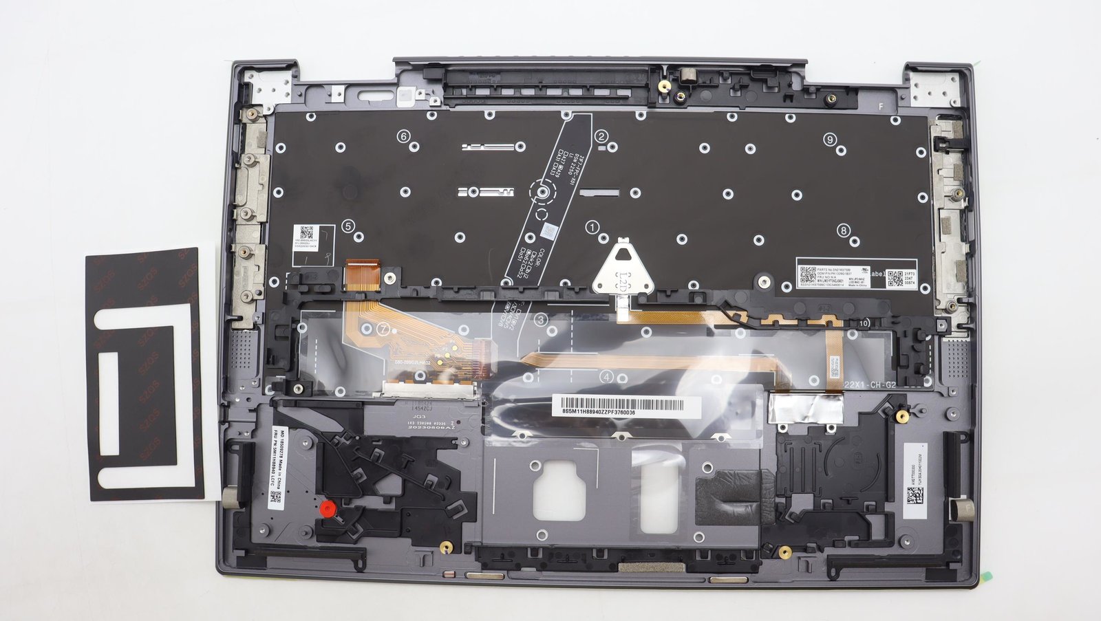 Lenovo 5M11H62448 - Cover + keyboard - Tastatur mit Hintergrundbeleuchtung - Lenovo - ThinkPad X1 Yoga 8th Gen