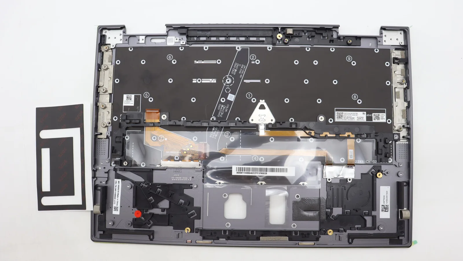 Lenovo 5M11H62448 - Cover + keyboard - Tastatur mit Hintergrundbeleuchtung - Lenovo - ThinkPad X1 Yoga 8th Gen, Ansicht 2
