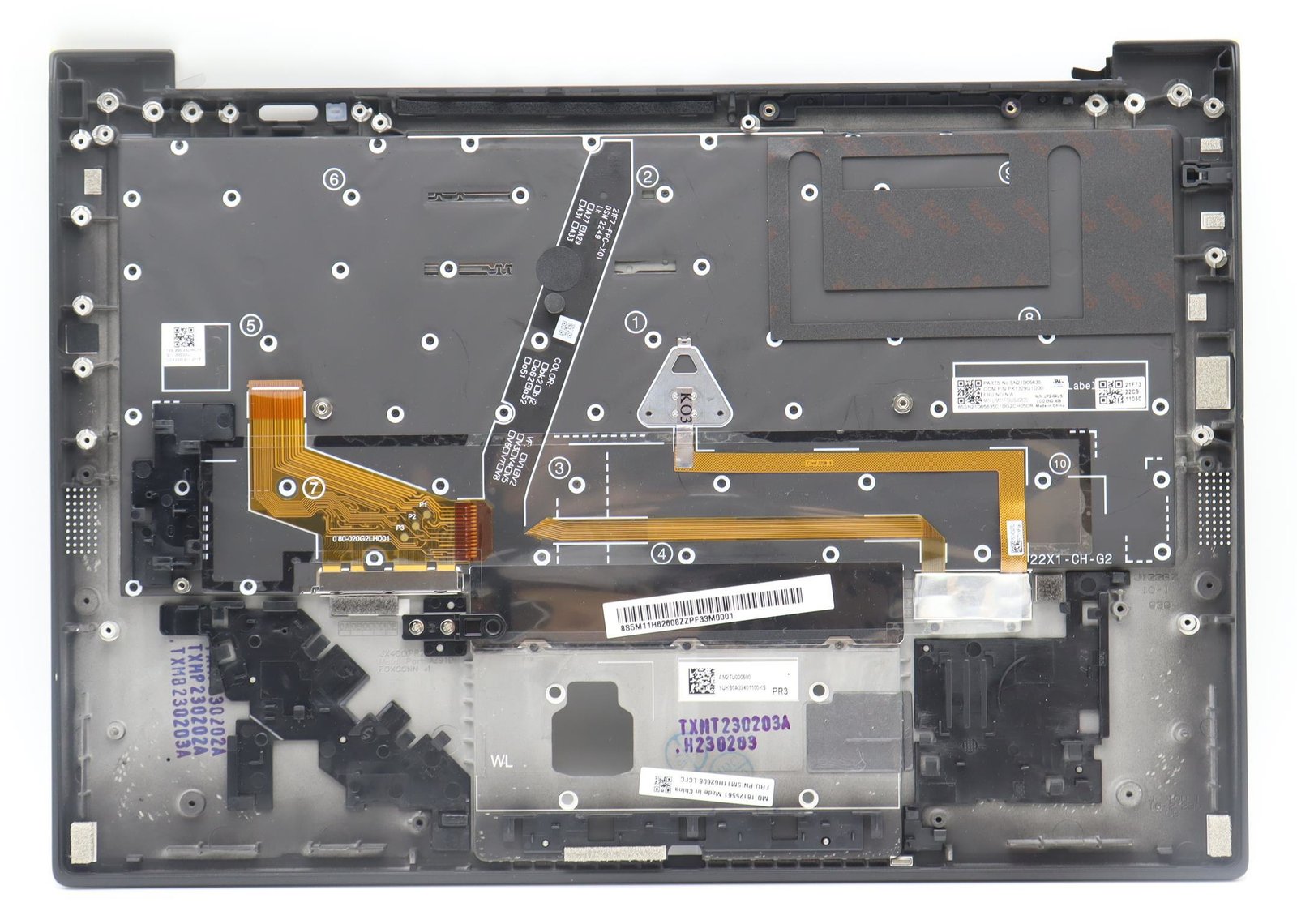 Lenovo 5M11H62782 - Cover + keyboard - Tastatur mit Beleuchtung - ThinkPad X1 Carbon 11th Gen - TL: Deutsch, QWERTZ