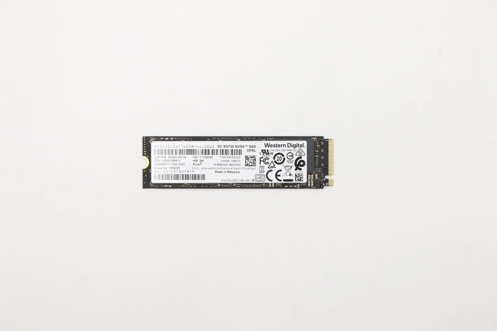 Lenovo 5SS0V26413 - 1000 GB - M.2, Ansicht 2