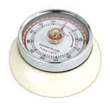Zassenhaus Speed - Mechanischer Küchentimer - Cremefarben - 60 min - Analog - Magnetisch - Yasuaki Sasamoto