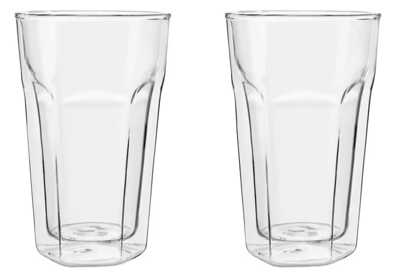 Zilverstad Leopold Vienna - Latte Macchiato-Glass - Grösse 8.6 cm diameter - Höhe 13.3 cm - 280 ml (Packung mit 2), Ansicht 2