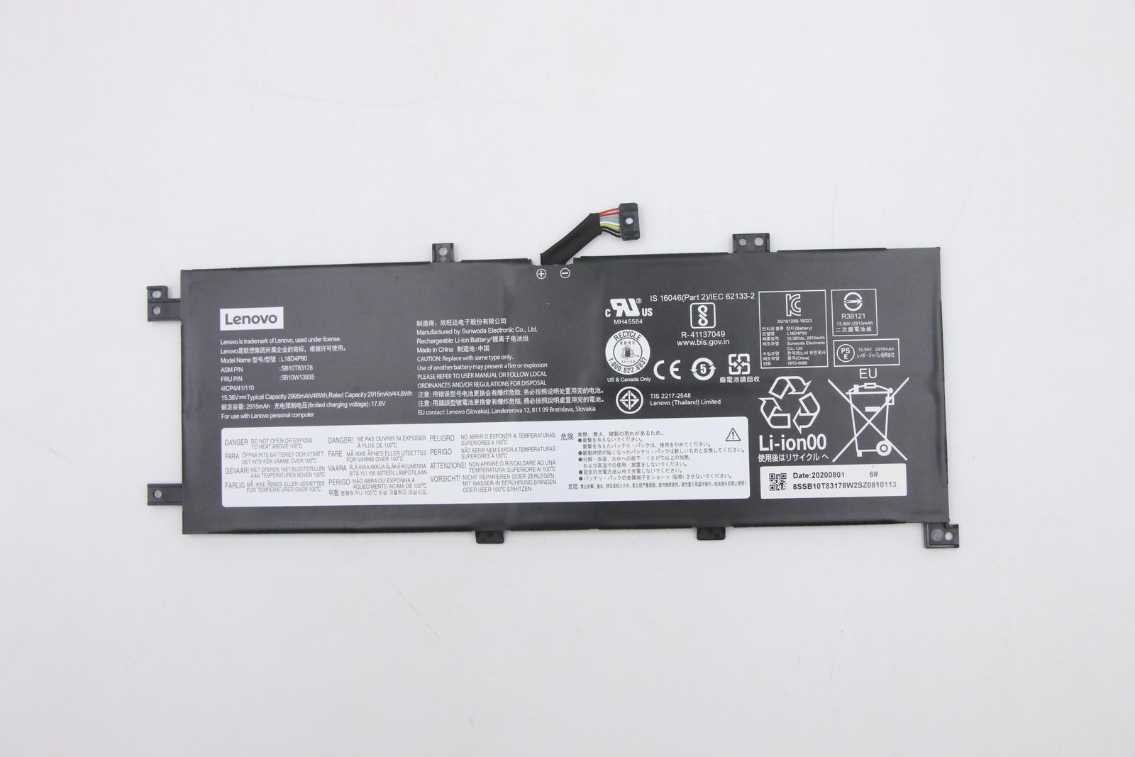 Lenovo Battery 4 Cell Internal 46Wh - Batterie - 45 mAh