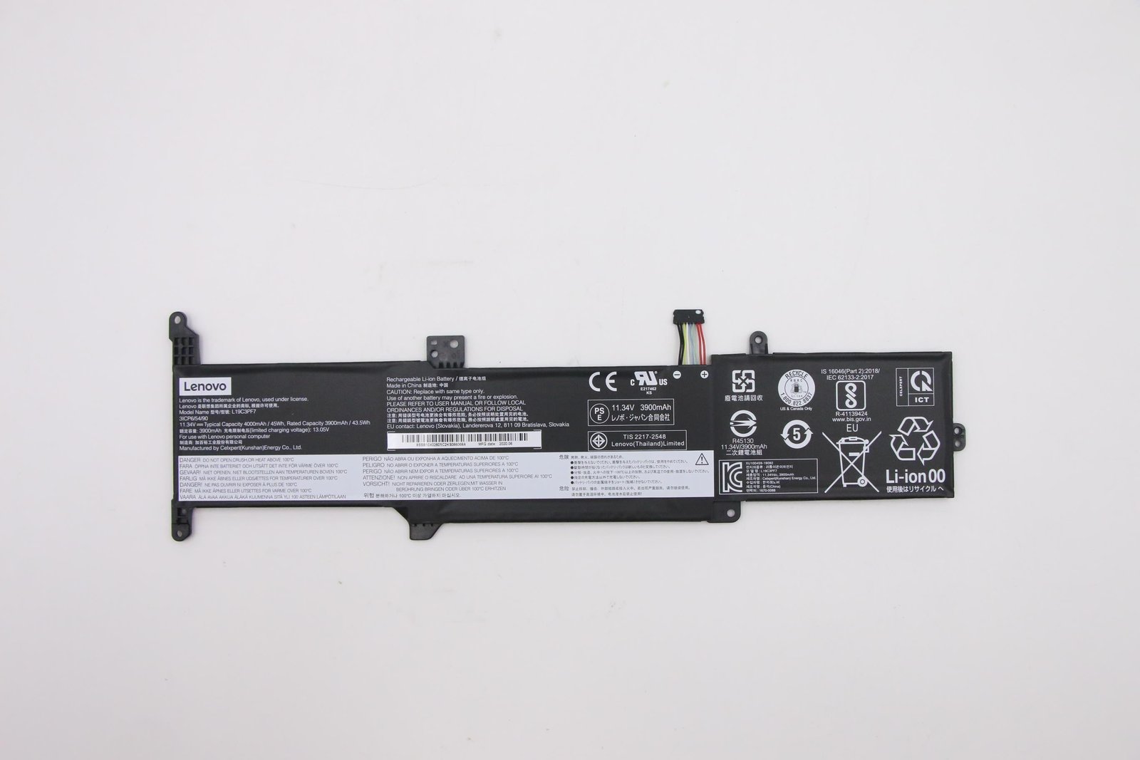 Lenovo Battery CP/B L19C3PF7 45Wh 3cell - Batterie - 4.000 mAh