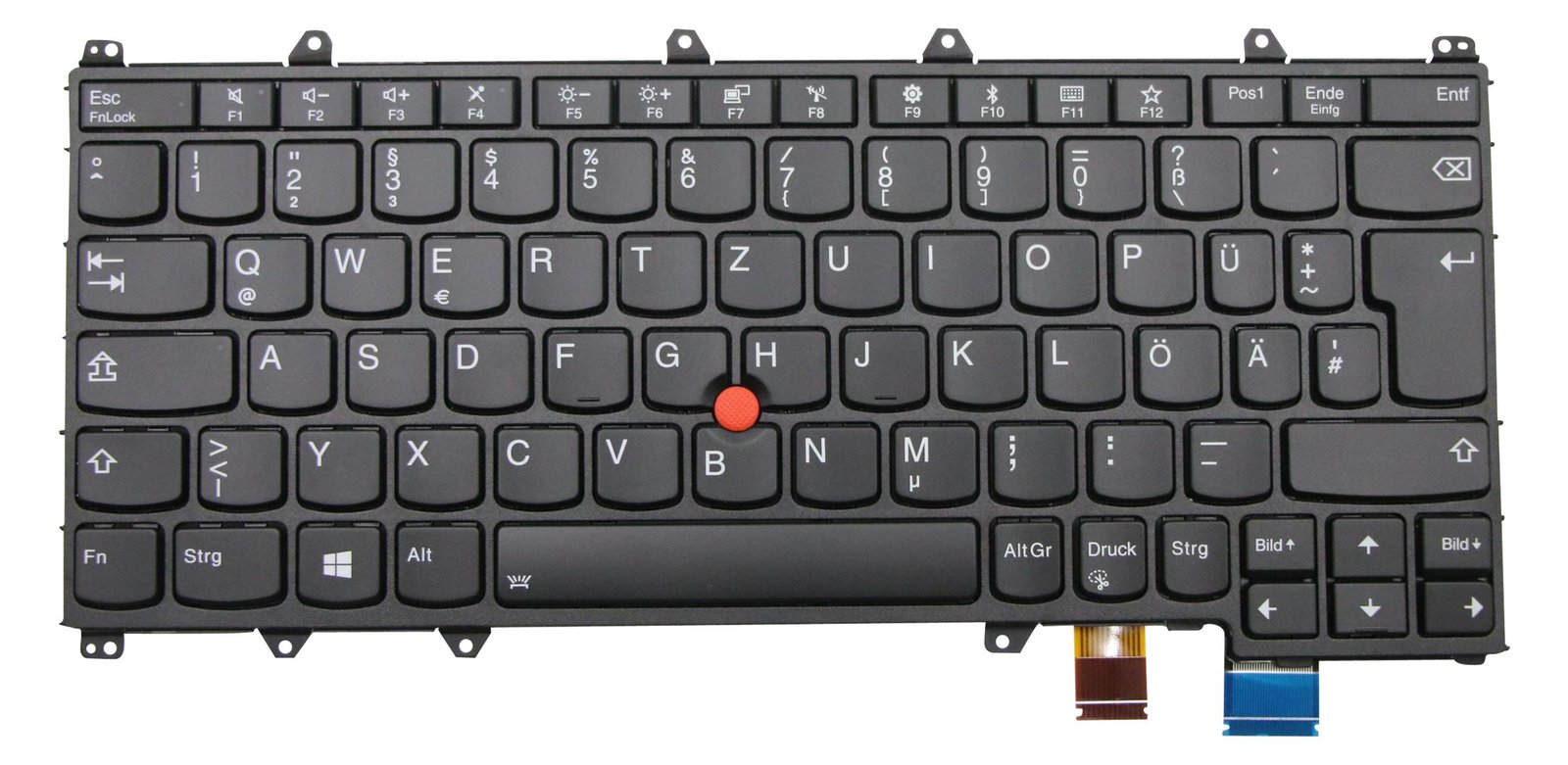 Lenovo Chicony - Ersatztastatur Notebook - mit Trackpoint - TL: Deutsch, QWERTZ