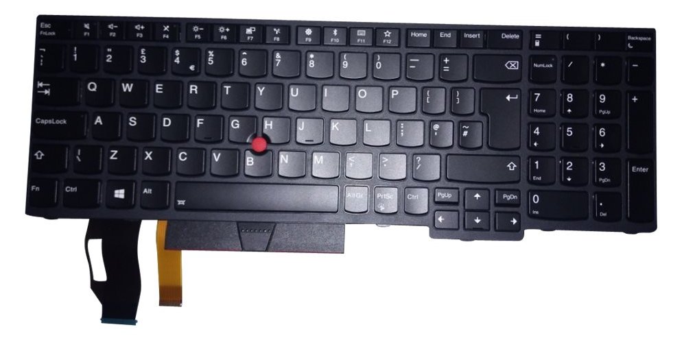Lenovo Chicony - Ersatztastatur Notebook - mit Trackpoint - TL: UK, QWERTY