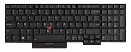 Lenovo Chicony - Ersatztastatur Notebook - mit Trackpoint - TL: US, QWERTY, Ansicht 2