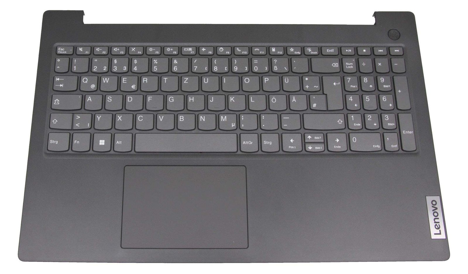 Lenovo Cover Upper Case w/Keyboard GER L82TV BU BK TEX