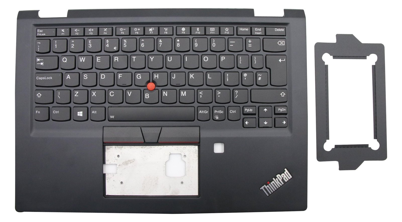 Lenovo Cover Upper w/Keyboard Black WW - Tastatur - TL: UK, QWERTY