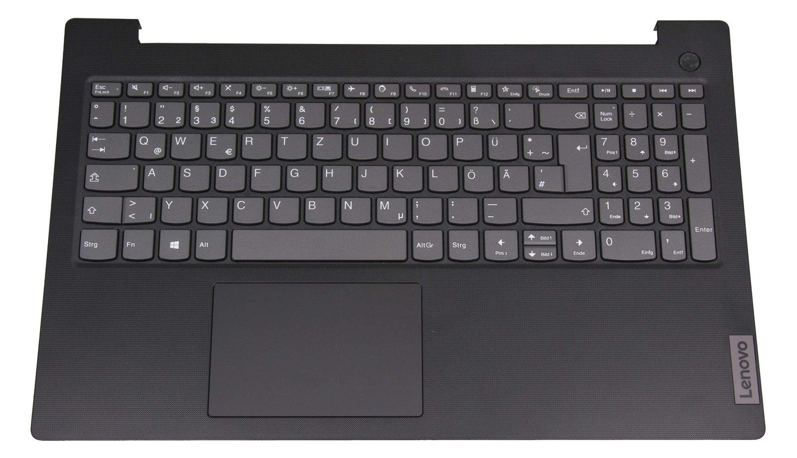 Lenovo Cover Upper w/Keyboard L82KB BK DIS - Tastatur - Schwarz - TL: Deutsch, QWERTZ