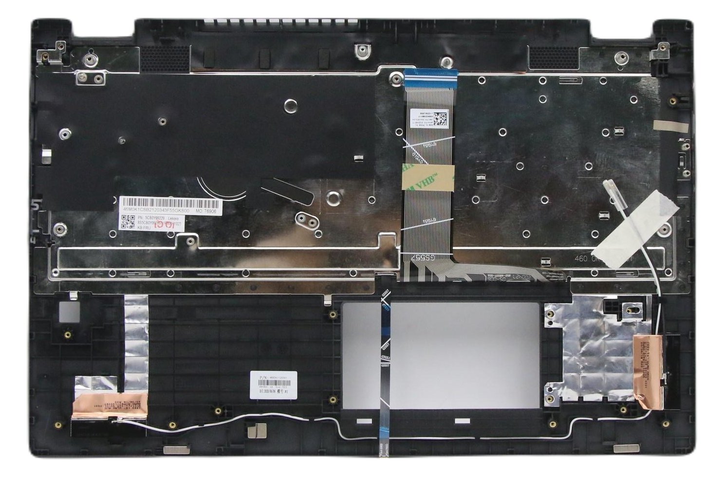 Lenovo Cover Upper w/Keyboard w 81X3 GY - Tastatur - TL: Deutsch, QWERTZ