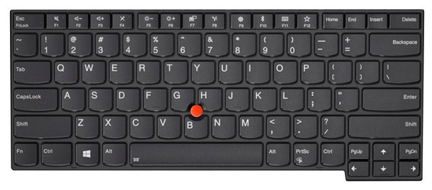 Lenovo Ersatztastatur Notebook - hinterleuchtet - TL: UK, QWERTY