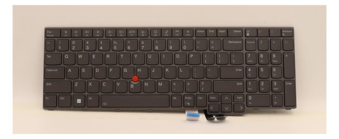 Lenovo Ersatztastatur Notebook - mit Trackpoint - TL: US, QWERTY