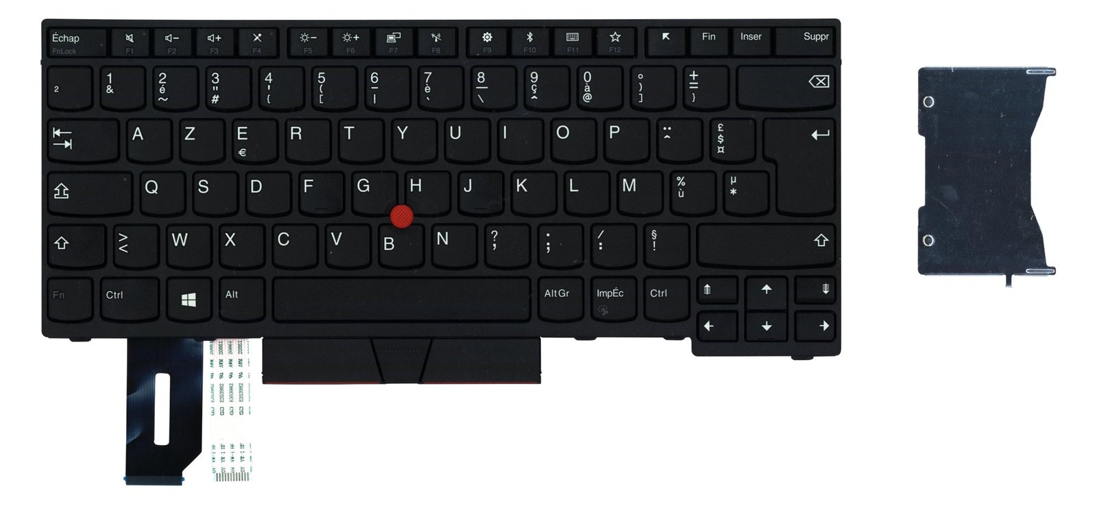 Lenovo Ersatztastatur Notebook - mit Trackpoint, UltraNav - TL: Französisch, AZERTY