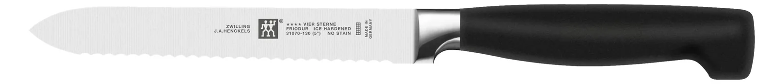 Zwilling Four Star - Set Messerblock und Messer - Schwarz, Ansicht 3