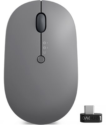 Lenovo Go Multi-device - Maus - optisch blau