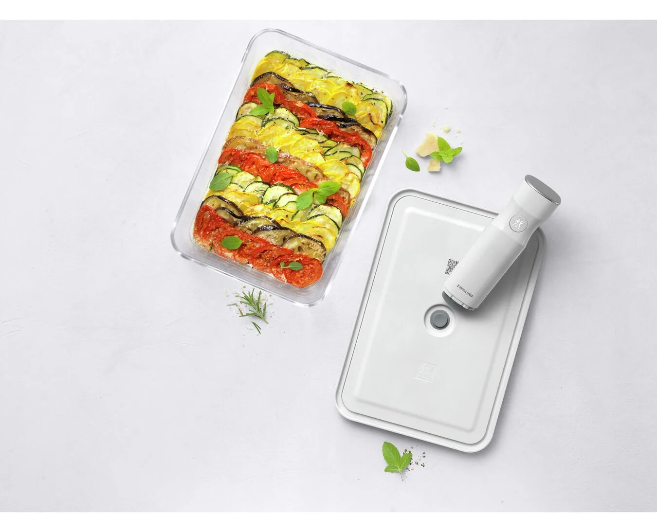 Zwilling FRESH & SAVE - Box - Rechteckig - 2,85 l - Grau - Transparent - Glas - 180 °C, Ansicht 4
