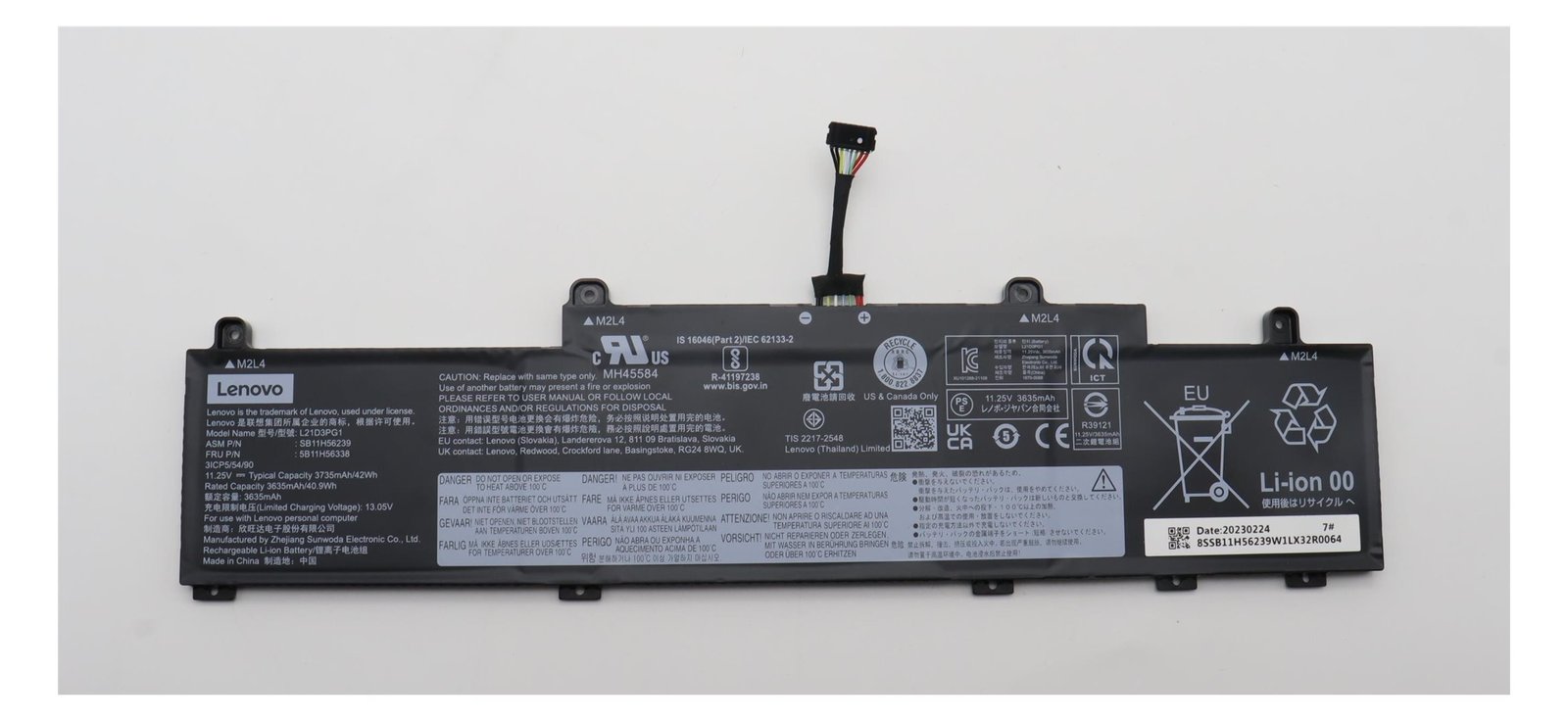 Lenovo Laptop-Batterie - Lithium-Ionen - 3 Zellen