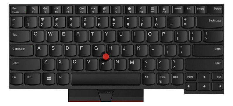 Lenovo Lite-On - Ersatztastatur Notebook - mit Trackpoint - TL: Französisch, AZERTY