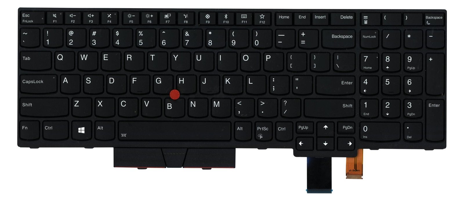 Lenovo Lite-On - Ersatztastatur Notebook - mit Trackpoint, UltraNav - TL: UK, QWERTY