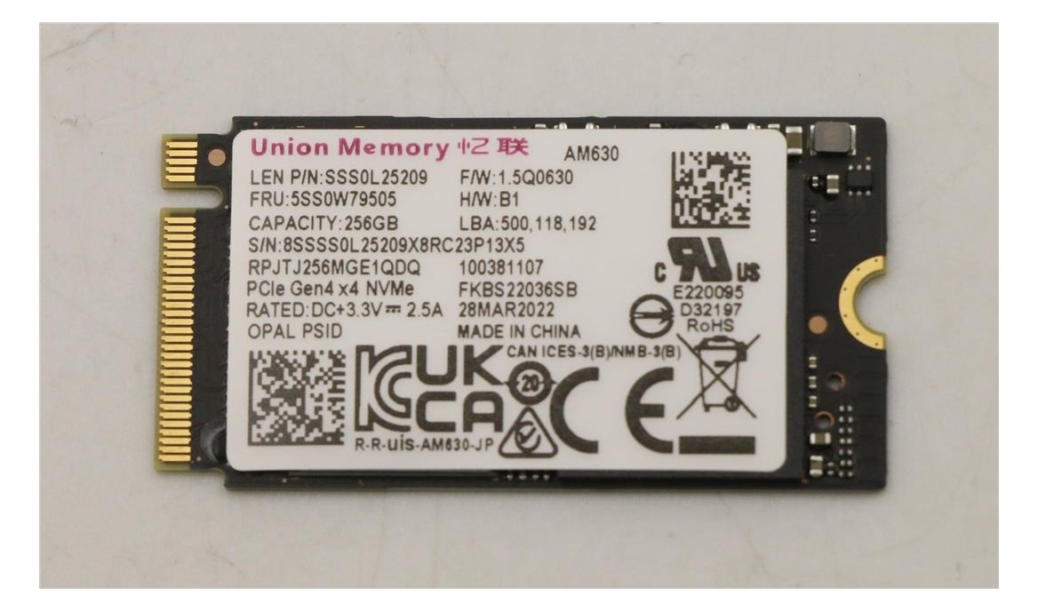 Lenovo M.2 2242 PCIe 4.0 NVMe SSD