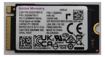 Lenovo M.2 2242 PCIe 4.0 SSD with OPAL encryption von LumaTech