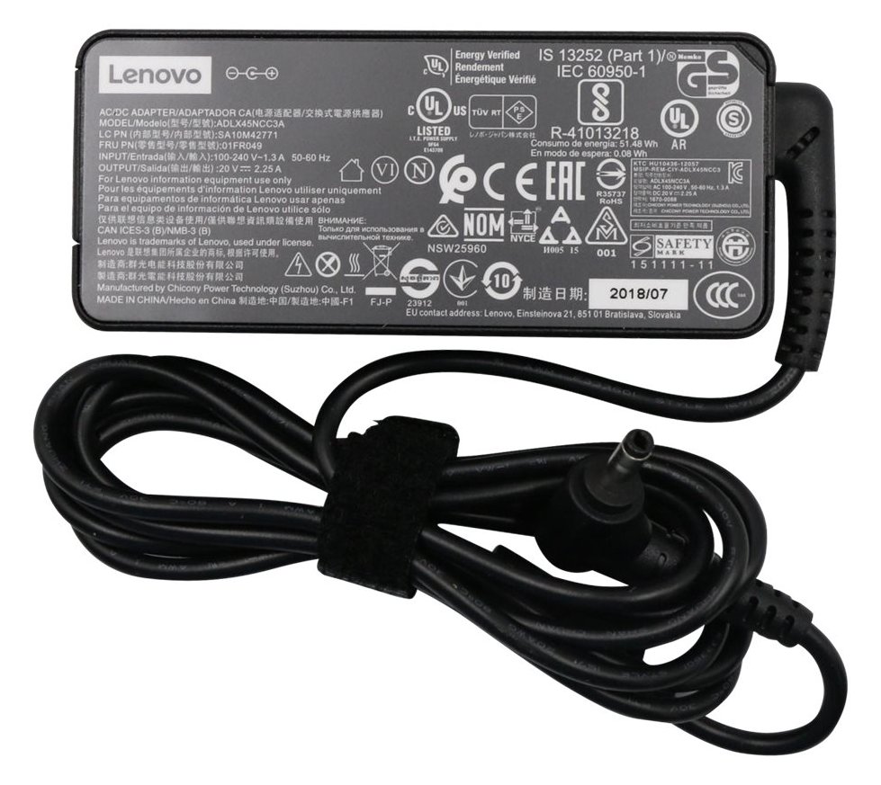Lenovo Netzteil - Wechselstrom 100-240 V - 45 Watt - (CRU)