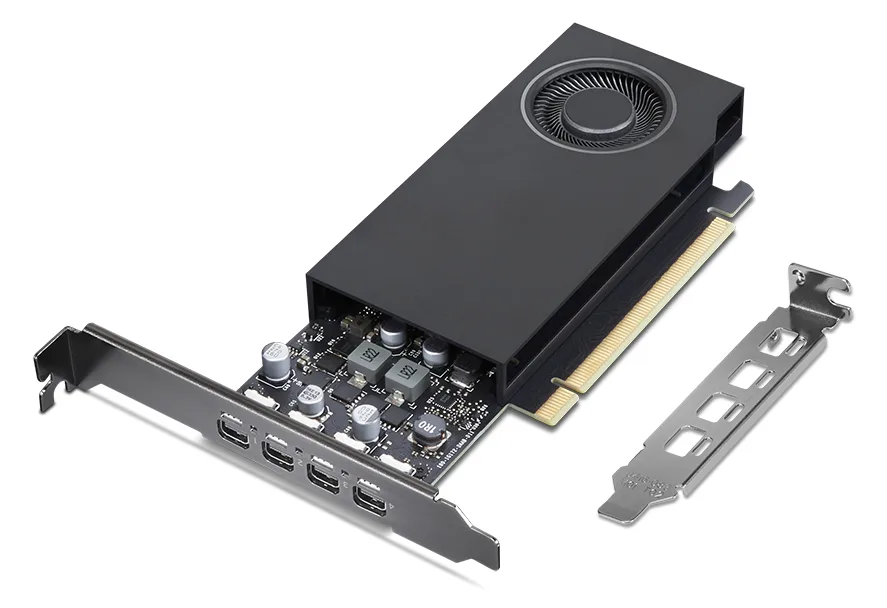 Lenovo NVIDIA RTX A400 - Grafikkarten - RTX A400 - 4 GB GDDR6, Ansicht 2