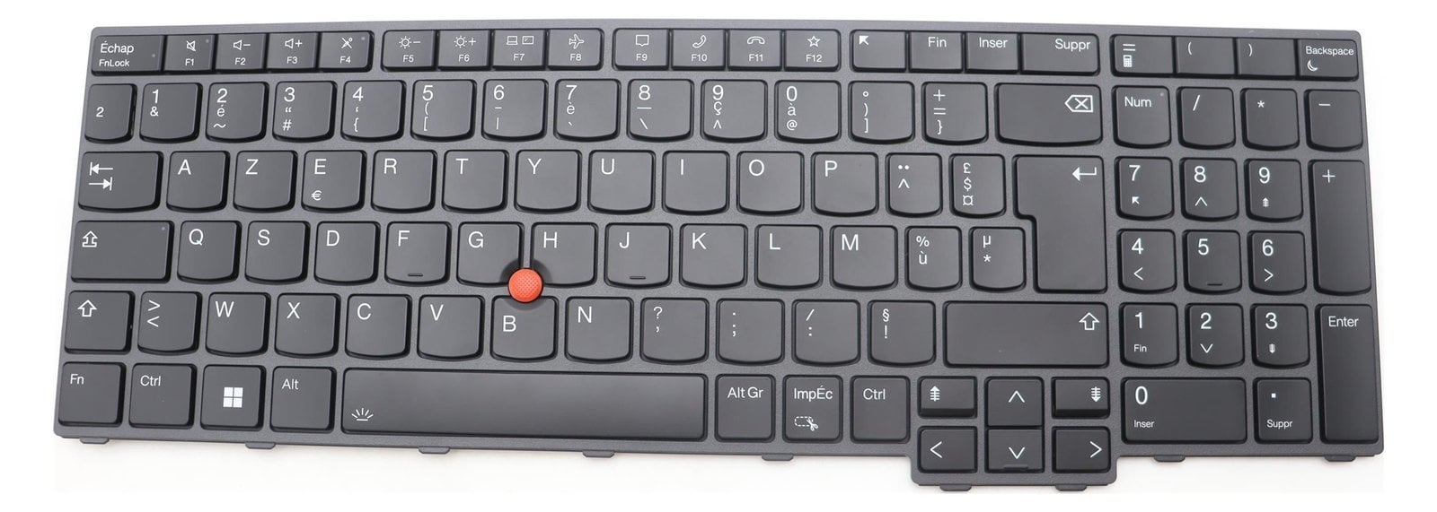 Lenovo Primax - Ersatztastatur Notebook - mit Trackpoint - TL: Französisch, AZERTY
