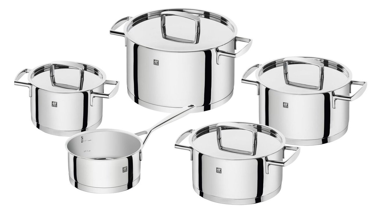Zwilling Passion - Kochset - Silber - Aluminium - Edelstahl - Silber - Edelstahl - Edelstahl