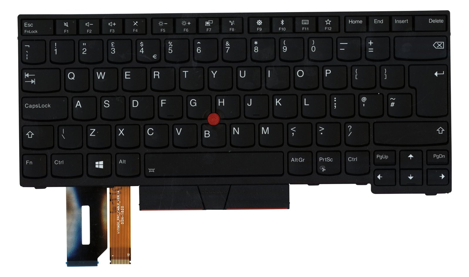 Lenovo Sunrex V170820DK1 - Ersatztastatur Notebook - mit Trackpoint - TL: UK, QWERTY