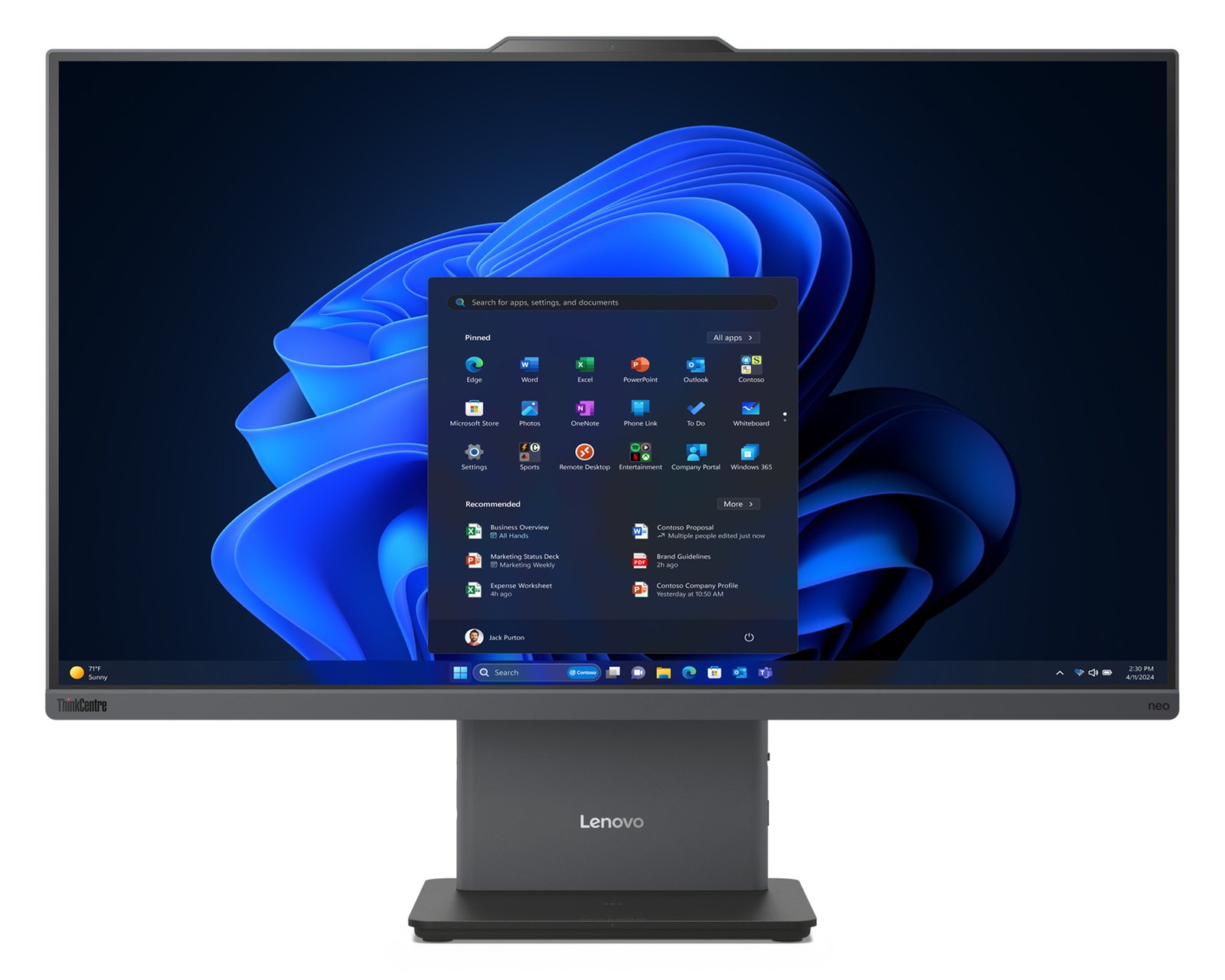 Lenovo ThinkCentre neo 50a 27 Gen 5 12SB - All-in-One (Komplettlösung)