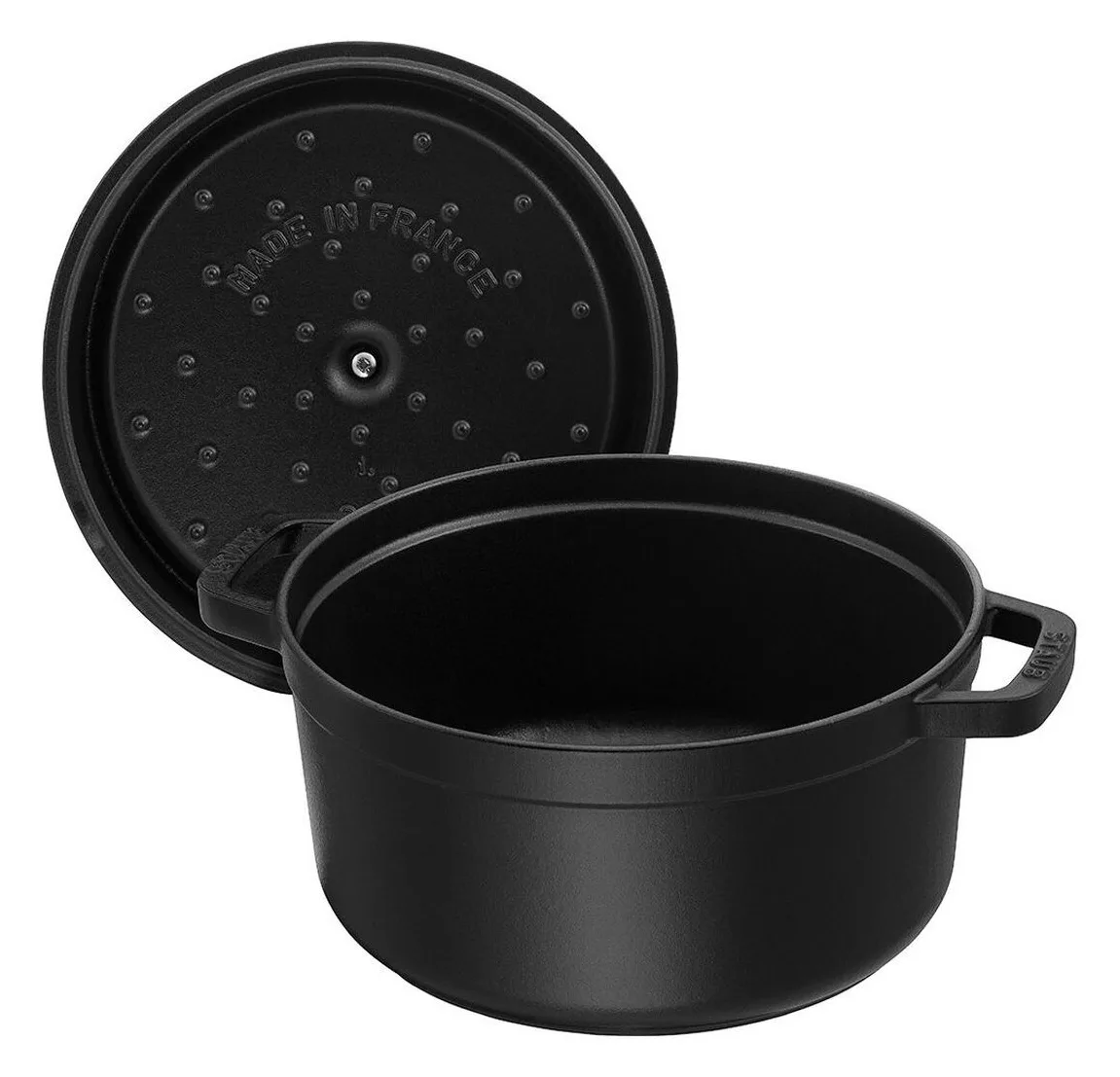 Zwilling STAUB - Cocotte - 24 cm - 3.8 L - rund - Schwarz, Ansicht 2