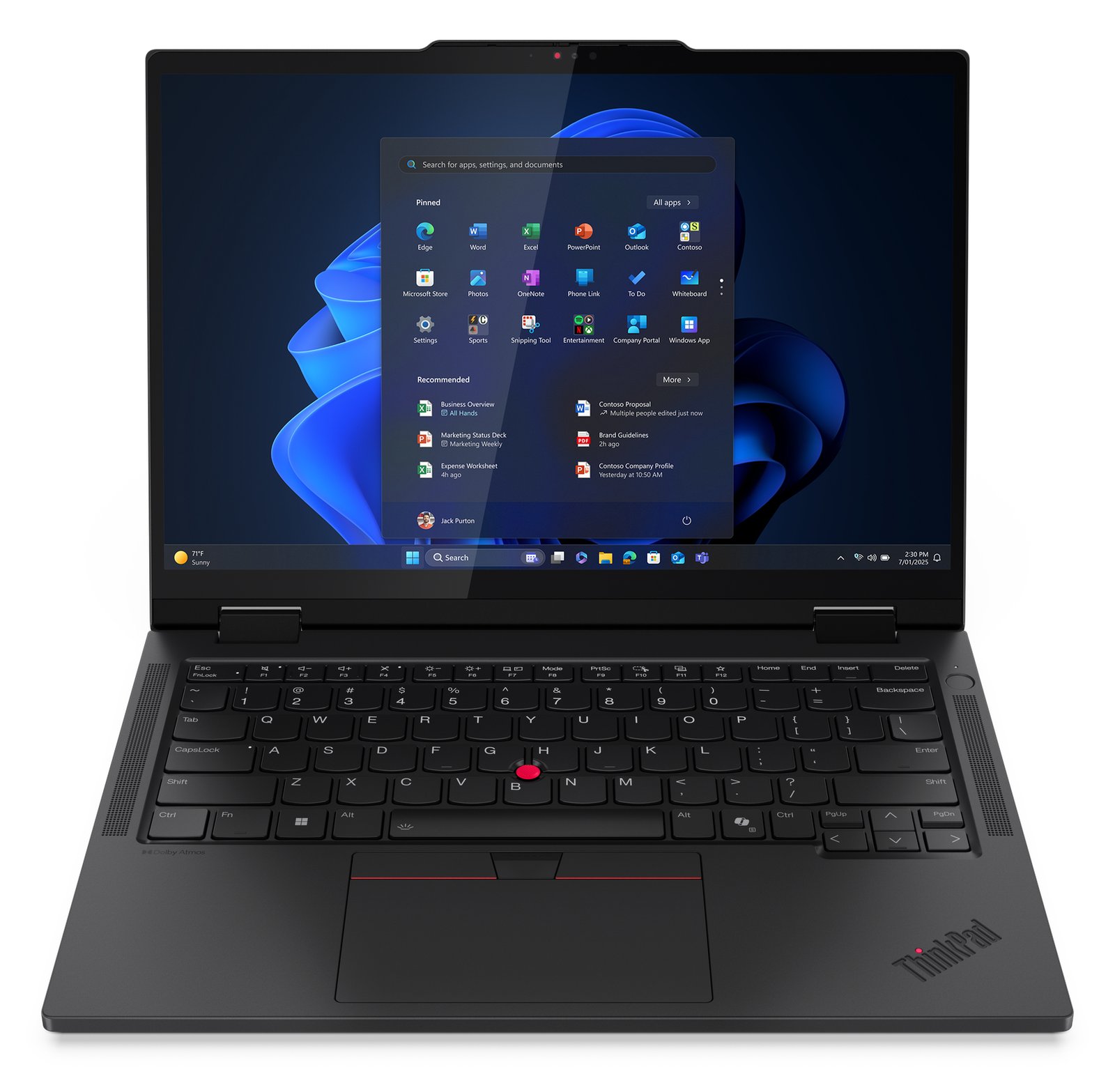 Lenovo ThinkPad T14s 2-in-1 Gen 1 21R3 - Intel Core Ultra 5 225U - 16 GB RAM - 512 GB NVMe - 14 - TL: Deutsch, QWERTZ - Nein