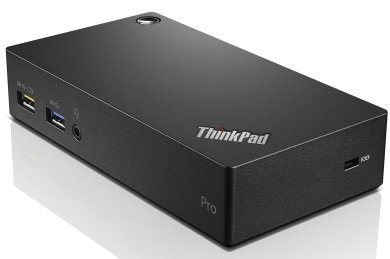 Lenovo ThinkPad USB 3.0 Pro Dock EU - Verkabelt - USB 3.2 Gen 1 (3.1 Gen 1) Type-A - 3,5 mm - Schwarz - Kensington