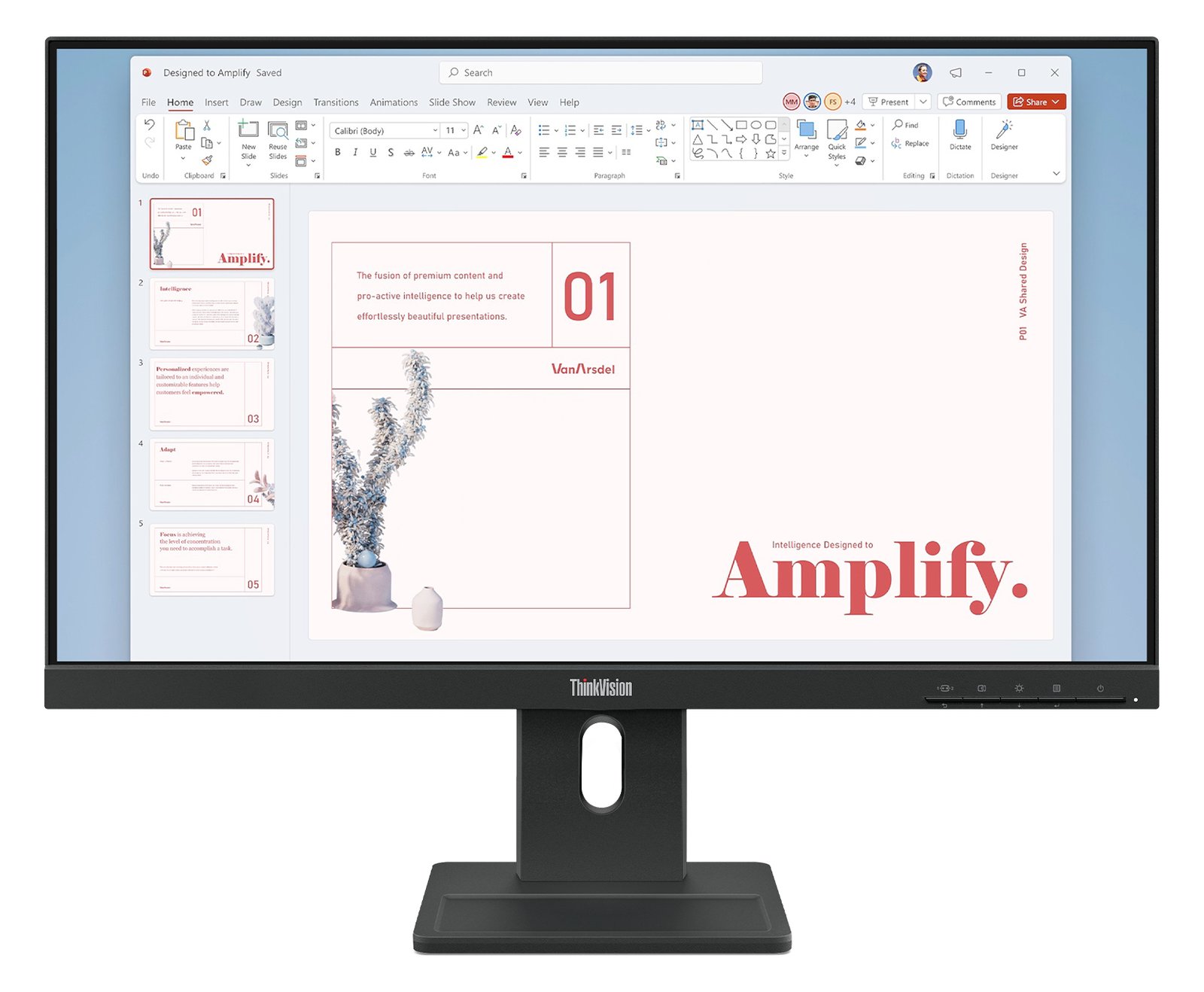 Lenovo ThinkVision E24-40 - LED-Monitor - 61 cm (24)