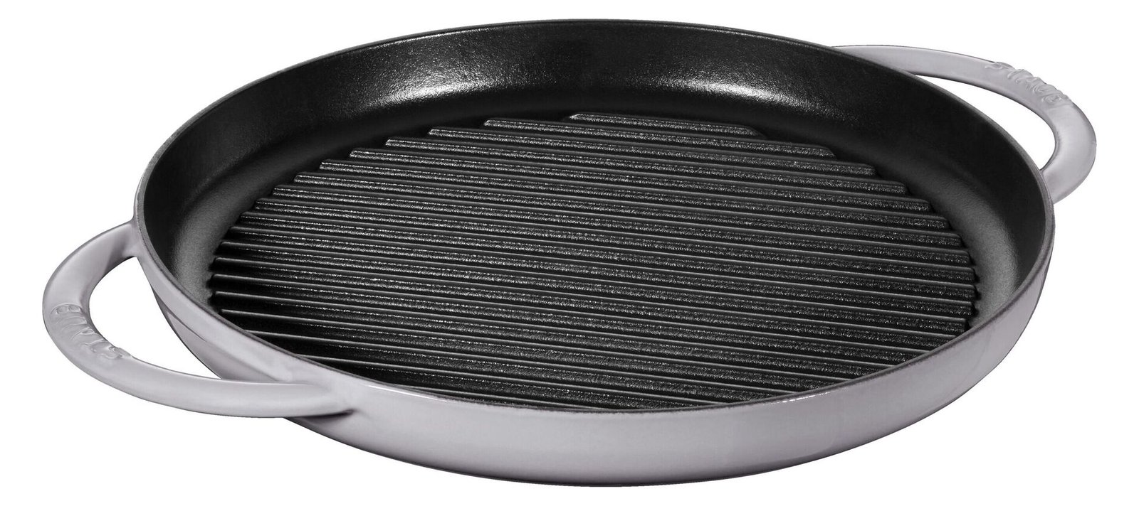 Zwilling STAUB - Grillpfanne - 30 cm - rund - Graphitgrau