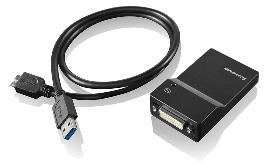 Lenovo USB 3.0 to DVI/VGA Monitor Adapter - Externer Videoadapter