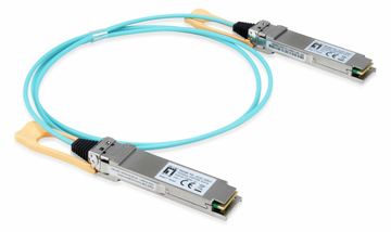 LevelOne 100GBase-AOC Direktanschlusskabel - QSFP28 zu SFP28 - 2 m - Glasfaser - IEEE 802.3bm - Active Optical Cable von LumaTech