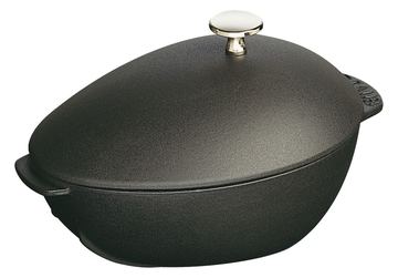 Zwilling Staub Mussel pot - Einzelpfanne - Schwarz - Eisenguss - 2 l - 3,2 kg von LumaTech