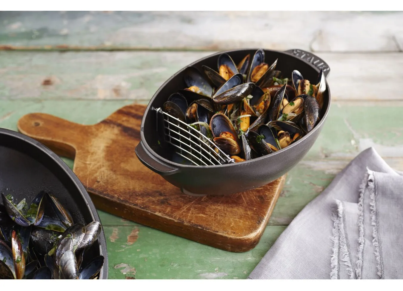 Zwilling Staub Mussel pot - Einzelpfanne - Schwarz - Eisenguss - 2 l - 3,2 kg, Ansicht 2