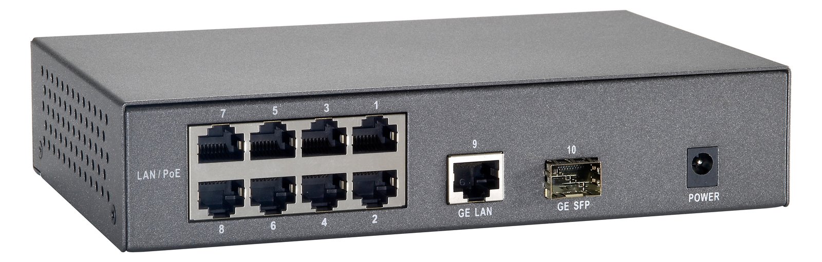 LevelOne FGP-1000W90 - Switch - 8 x 10/100 (PoE)